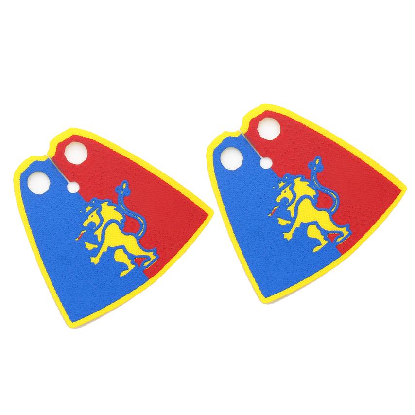 MOC Medieval Knights Armor Vest Shields Building Blocks Lion Soldiers Accessories Bricks Toys Compatible Kids Gift
