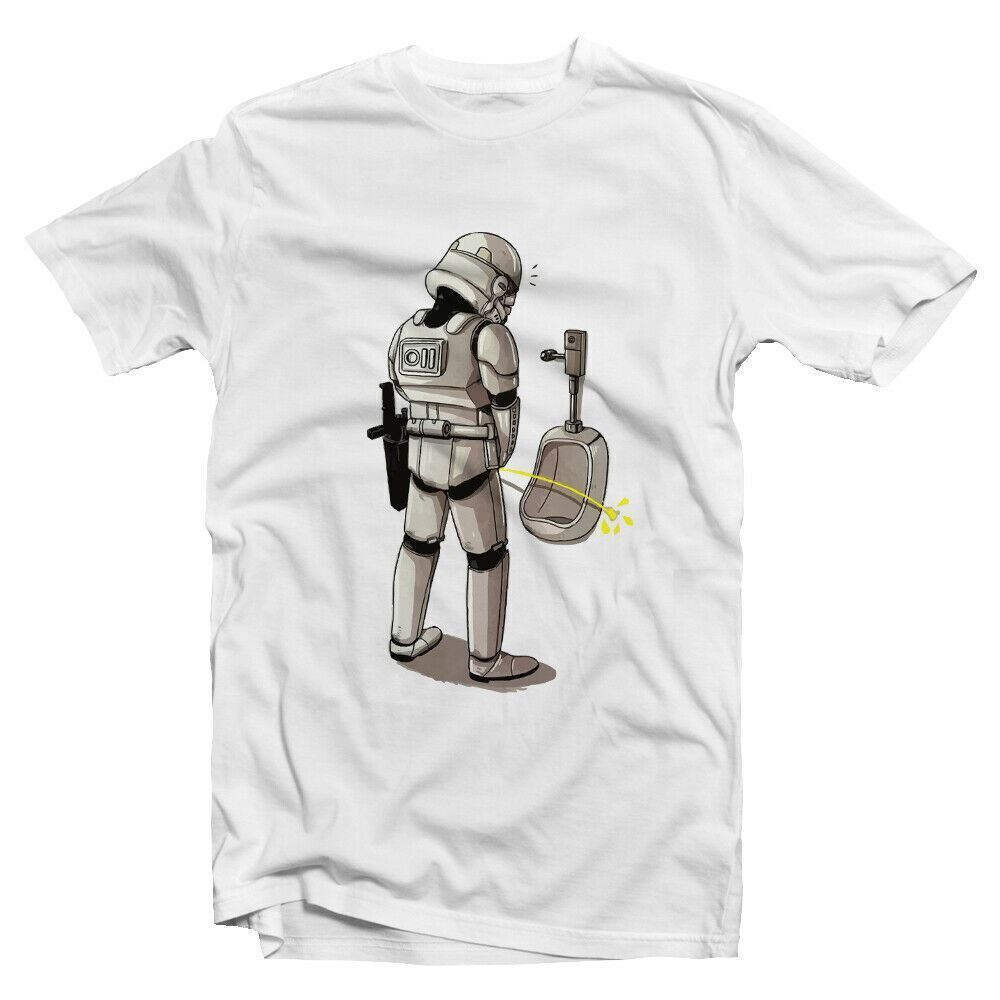 Stormtrooper Tshirt Peeing Unisex Kids Star Space Sci Fi Funny Humour