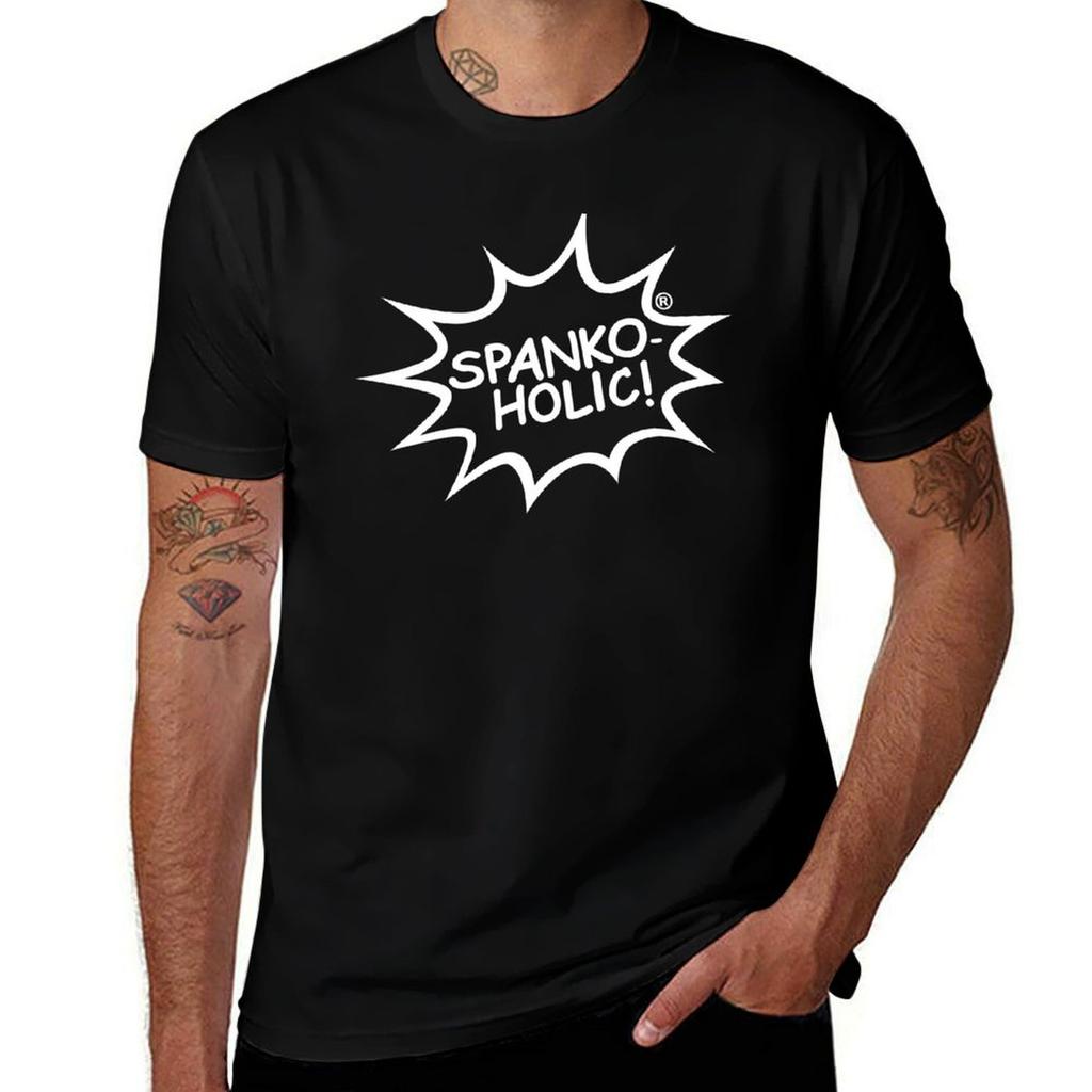 Spankoholic white TShirt Plus Size Loose Short Sleeve Top