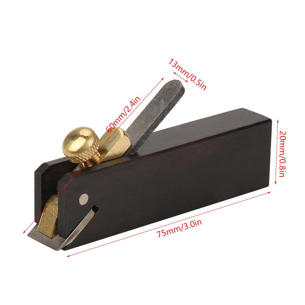 Ebony Mini DIY Cable Line Woodworking Plane Carpenter Wood Cutting Tool