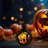 Halloween Lantern Adornment Adorable Decoration LED Candle Lights for Balcony Fireplace