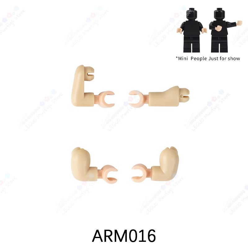 Action Figure Multicolor Arm Accessories MOC Building Blocks DIY Military Soldier Multifunctional Arm Parts Bricks Toys For Kids