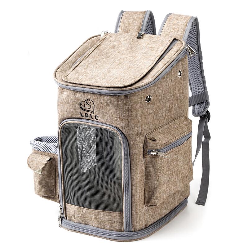 MDNG Large Capacity Foldable Pet Backpack for Two Cats
