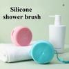 Perie portabilă pentru duș cu șnur de agățat, burete de corp, cutie pentru săpun, perie de baie din silicon, uz casnic