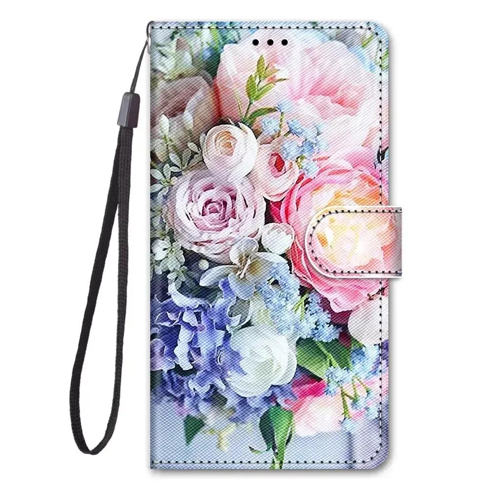 

Fashion Leather Flip Case for Google Pixel 9 Pro 9A 8 Pro 7 Pro 7A 6 Pro 6A Cat Butterfly Painted Wallet Phone Back Cover Google Pixel 6