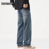 Mark Fairwhale Men's Washed Loose Straight-Leg Jeans