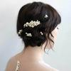Silver Bride Hair Pins Gold Hair Fork Vintage Wedding Headwear  Headpiece