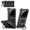 Funda de Teléfono con Parachoques Metálico y Soporte Magnético 360 para Xiaomi 17 Ultra 5G Carcasa con Disipación de Calor Sin Bordes