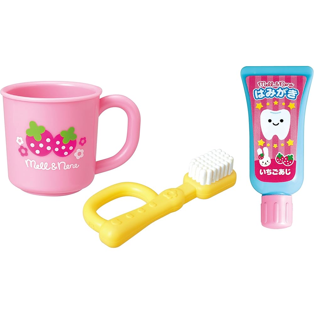 Meru-chan Dental Care Set for Kids with Toothbrush, Toothpaste, and Storage Case