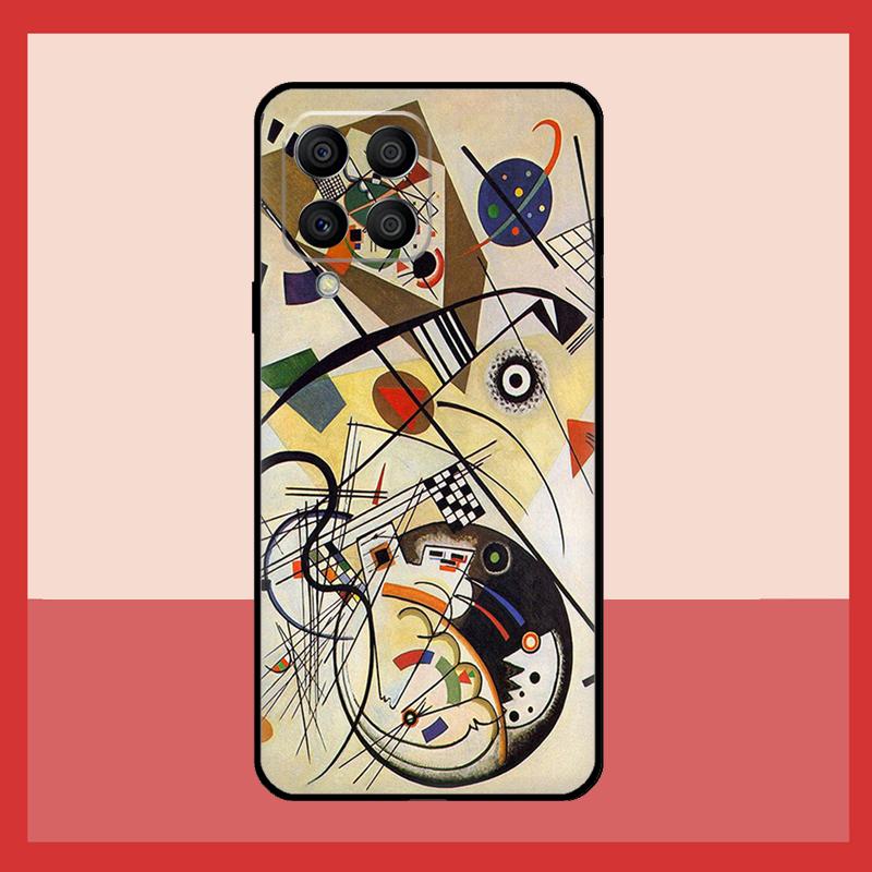 Wassily Kandinsky Abstract Artistic Case For Samsung Galaxy M56 M12 M06 M32 M52 M35 M55 M15 M11 M13 M14 M16 M36 M31 M53 M34 M54