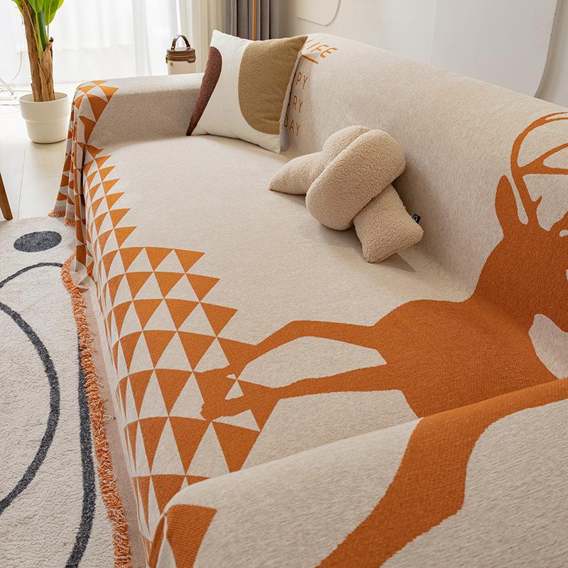 Sofa Towel Full Cover Cloth New Four Seasons Living Room Sofa Cover All-Inclusive Non-Slip Seat Cushions Thickened