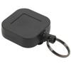 2Pcs Retractable Keychain Dirt Resistant Portable Stainless Steel Wire Anti Theft Key Chain