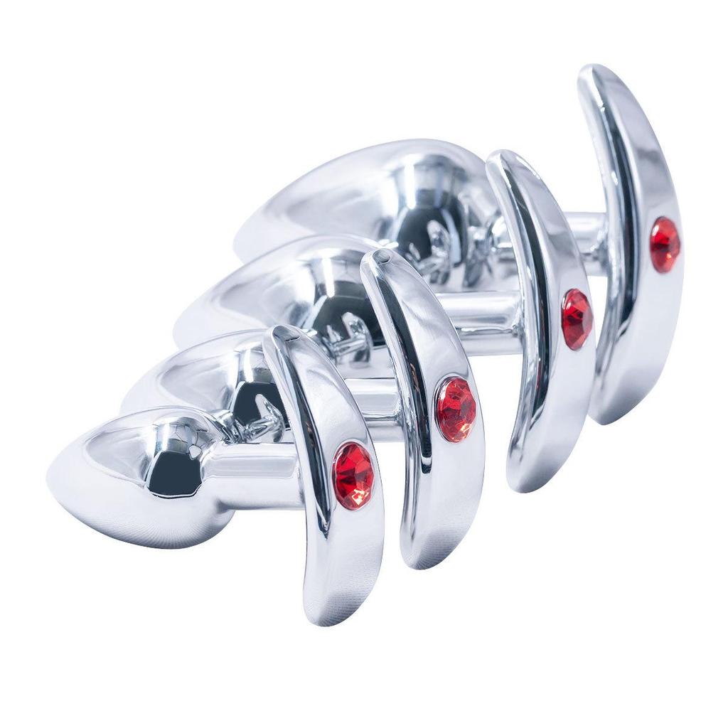 Four-Piece Metal Anal Dilator Set: Lightweight, Integrated Design for Comfortable Wear