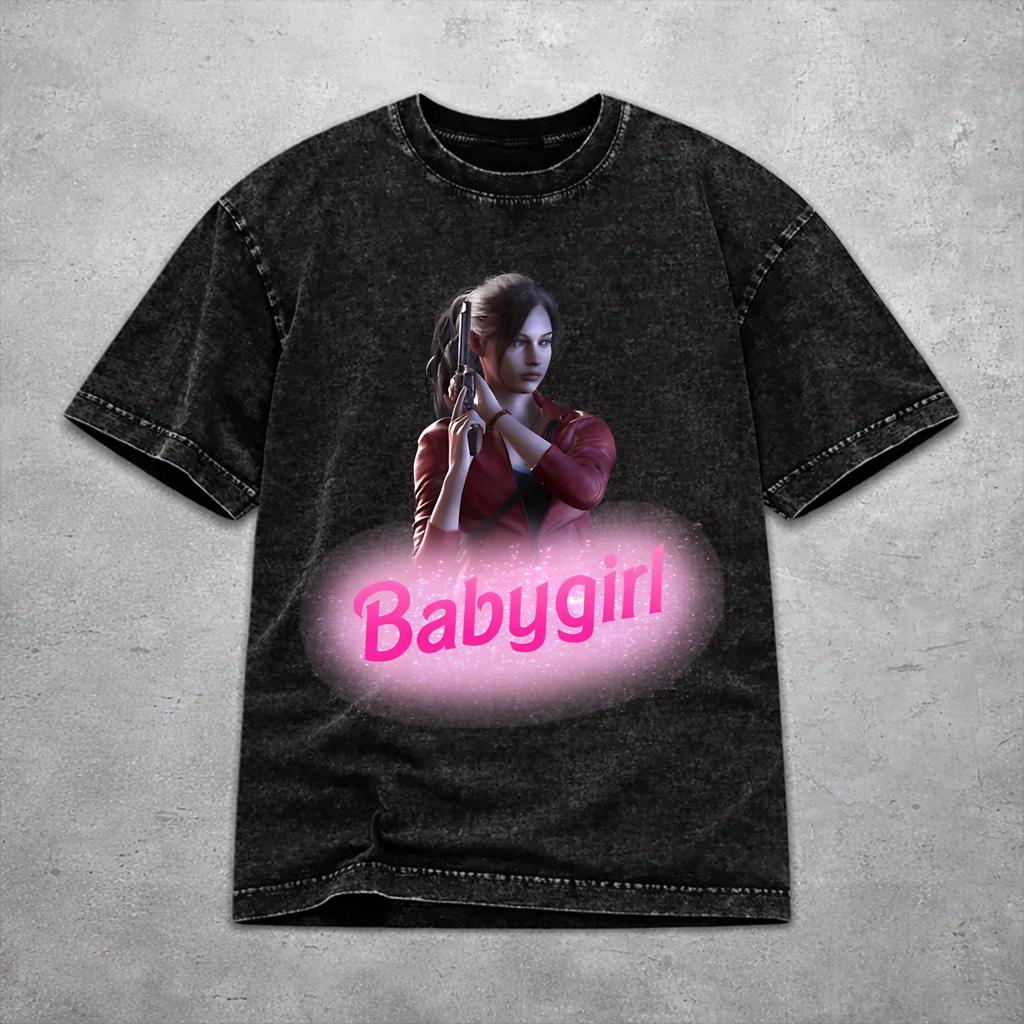 Claire Redfield T Shirt Harajuku Style For Men Women 100 Cotton Tshirts Tee Tops