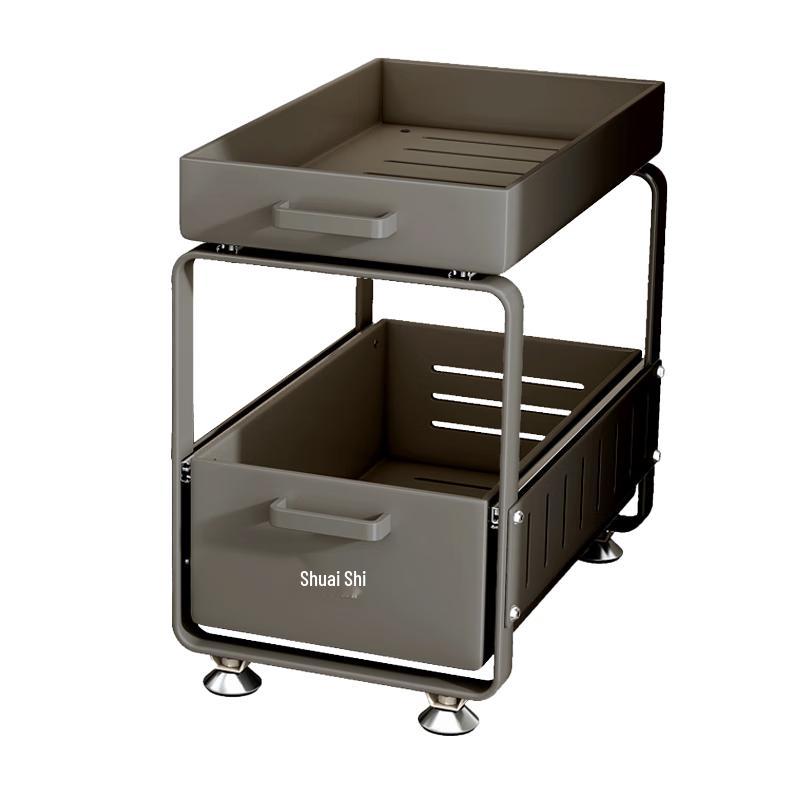 

Shuaishi Under-Sink Pull-Out Drawer Storage Rack
