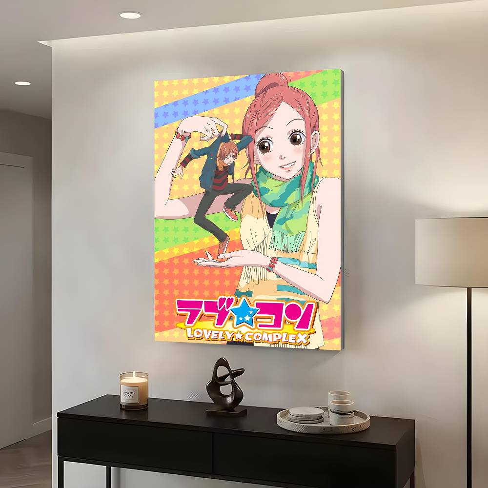 1pc Couple L-Lovely C-Complex Poster Sticker Print Waterproof Wall Art For Living Room Bedroom Home Decor