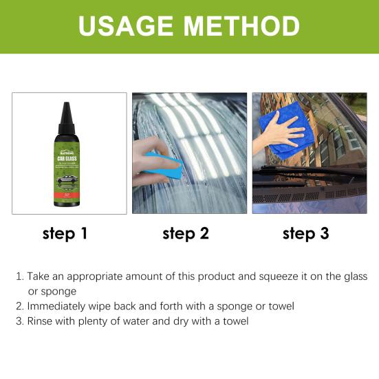 

100 мл универсальное обезжиривание широкого применения Автоочиститель лобового стекла Покрытие стеклянной пленки Моющее средство Автомобильный уход