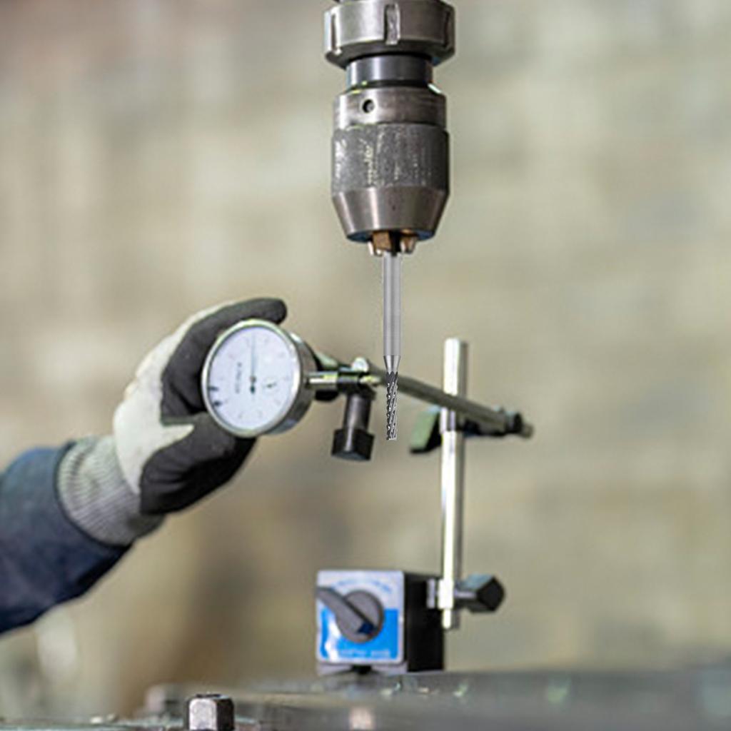 10 Pcs Carbide End Mill Engraving Bits Suitable for PCB and Various Materials