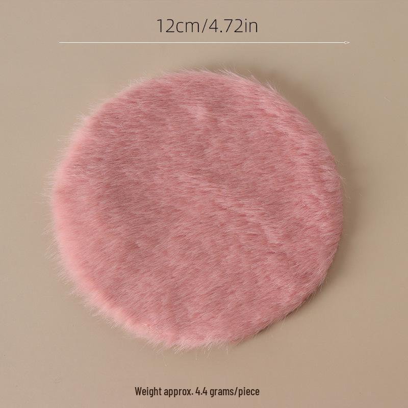 Miniature Plush Rug for Dollhouse Decoration