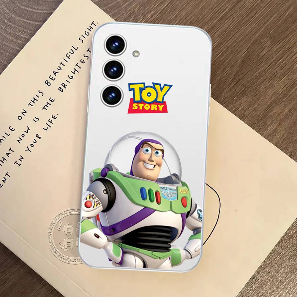 B-Buzz Lightyear Phone Case For Samsung Galaxy S21 S22 S23 S24 S25ULTRA FE Ultra Plus5G A52S Transparent Cover