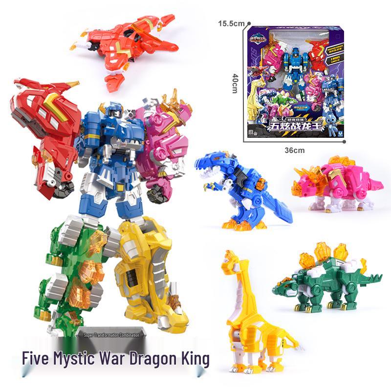 Zhan Gao Mini Force Super Dinosaur Power Series 2 Transforming Mecha Robot Toy