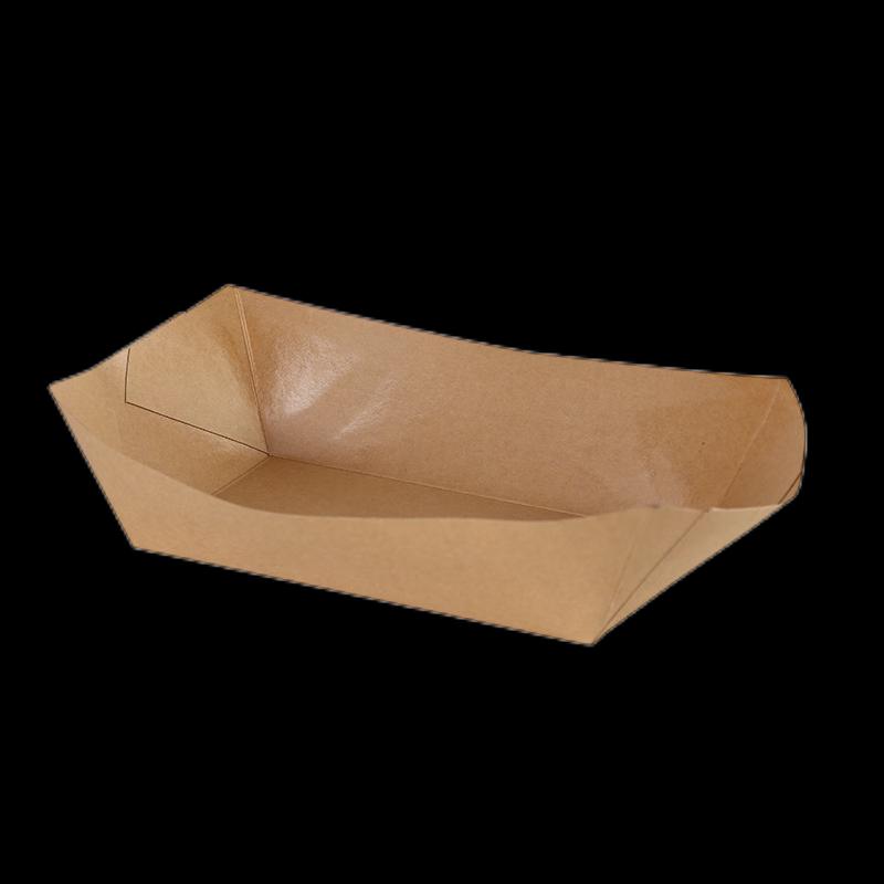 Disposable Kraft Paper Boat Food Trays