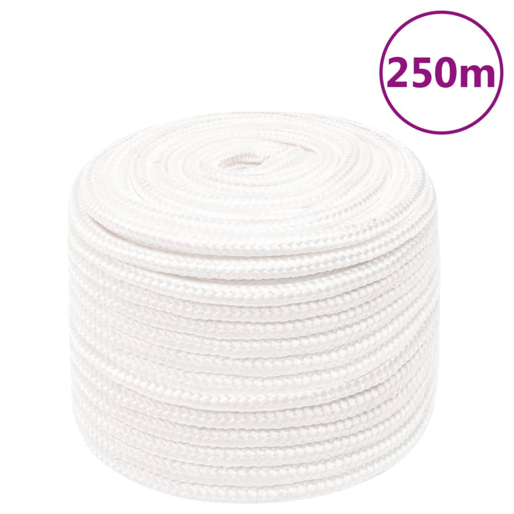 Boat Rope White 12 mm 250 m Polypropylene