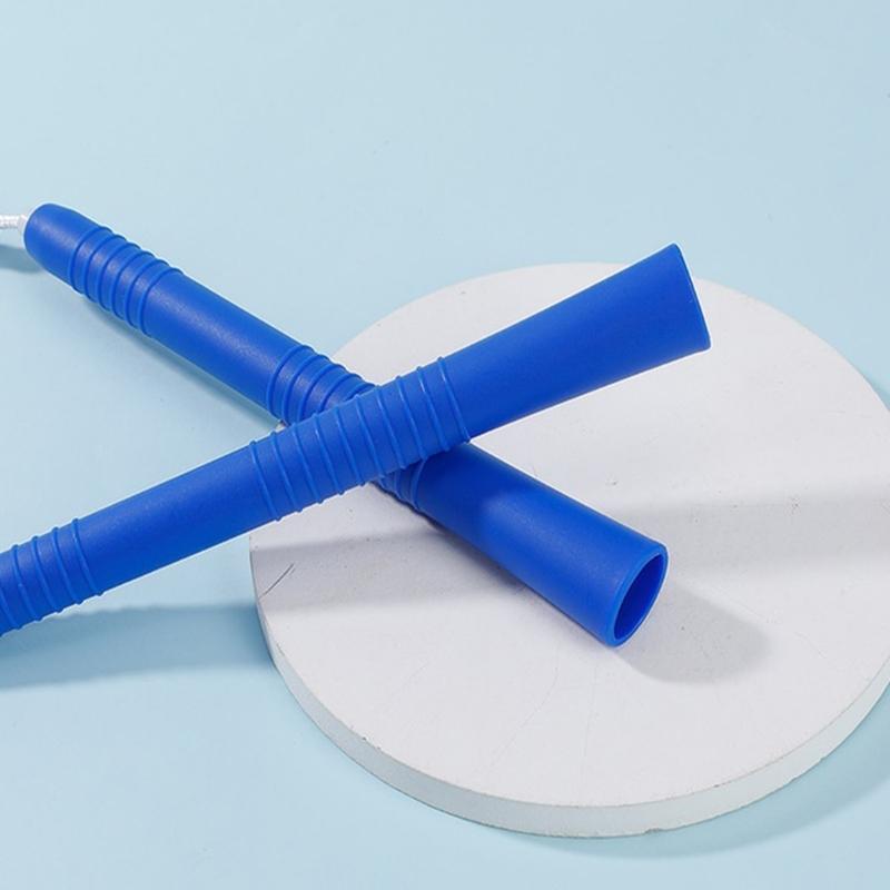 Regulable Length Colorful Beads Jump Rope with Nonslip Handle Durability Plastic Jump Rope for Sports Training