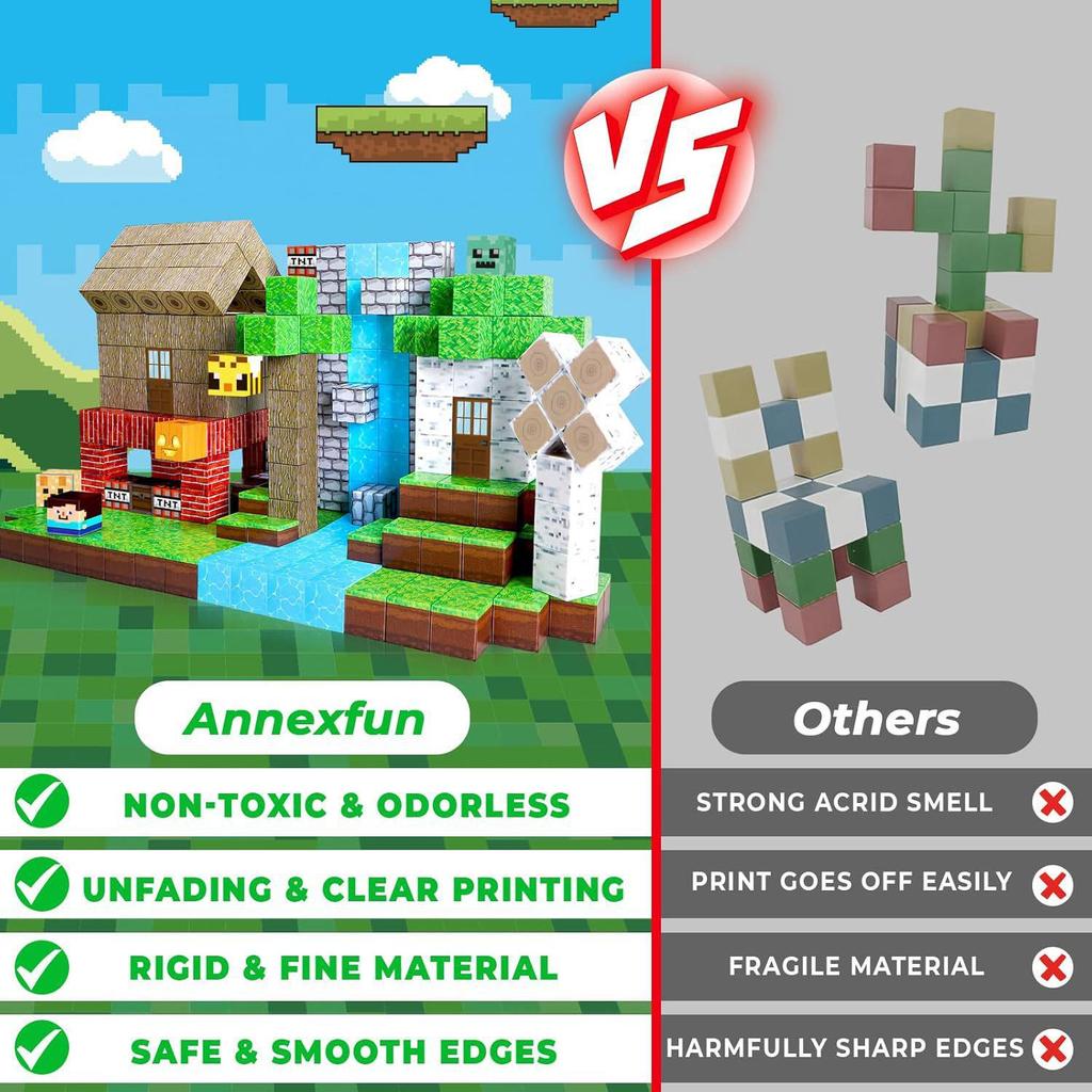 Magnetic Forest Building Blocks: Educational Toys for Kids