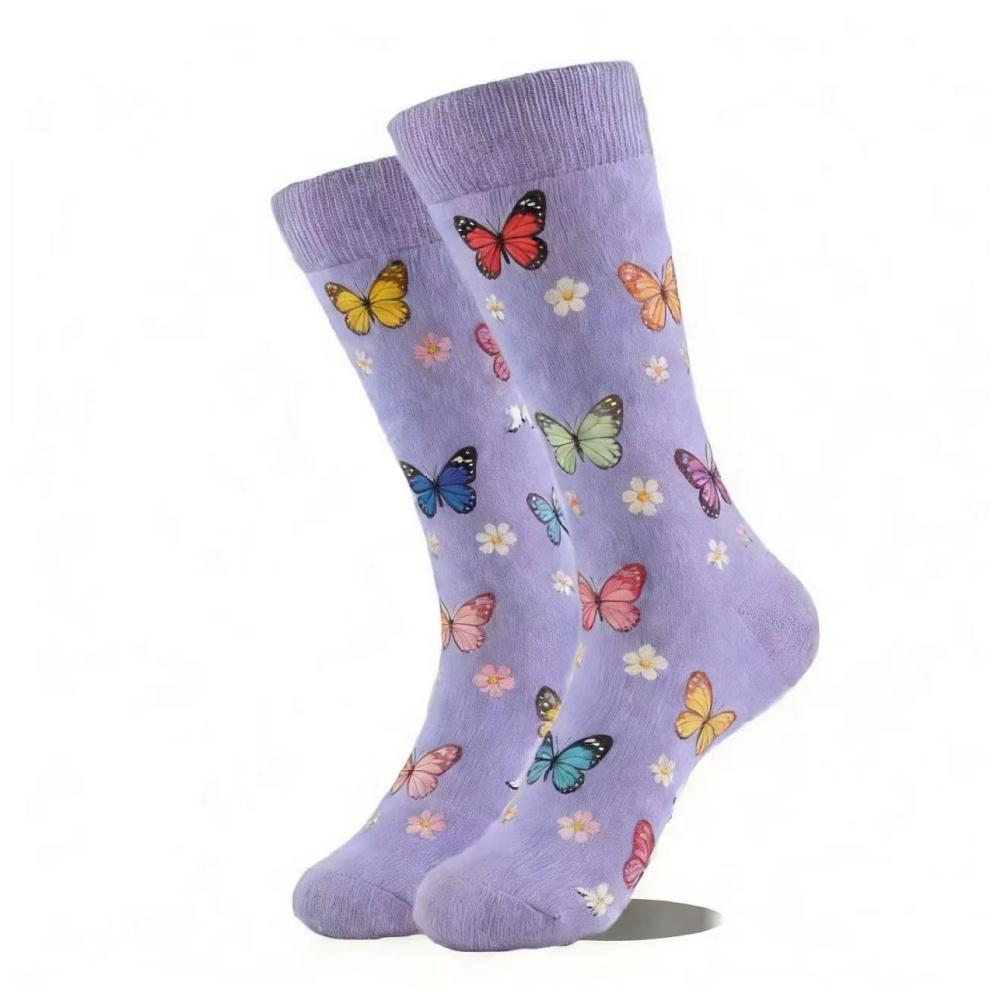 Casual Socks Cotton Sports Daily Animal-Print Socks Unisex Mid-Calf Jacquard Unisex Socks Trendy Socks in Stock