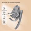 Yiershuang Men's 100% Cotton Mock Neck Thermal Underwear Set