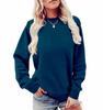Autumn & Winter Women's Loose Round Neck Plus Velvet Hoodie