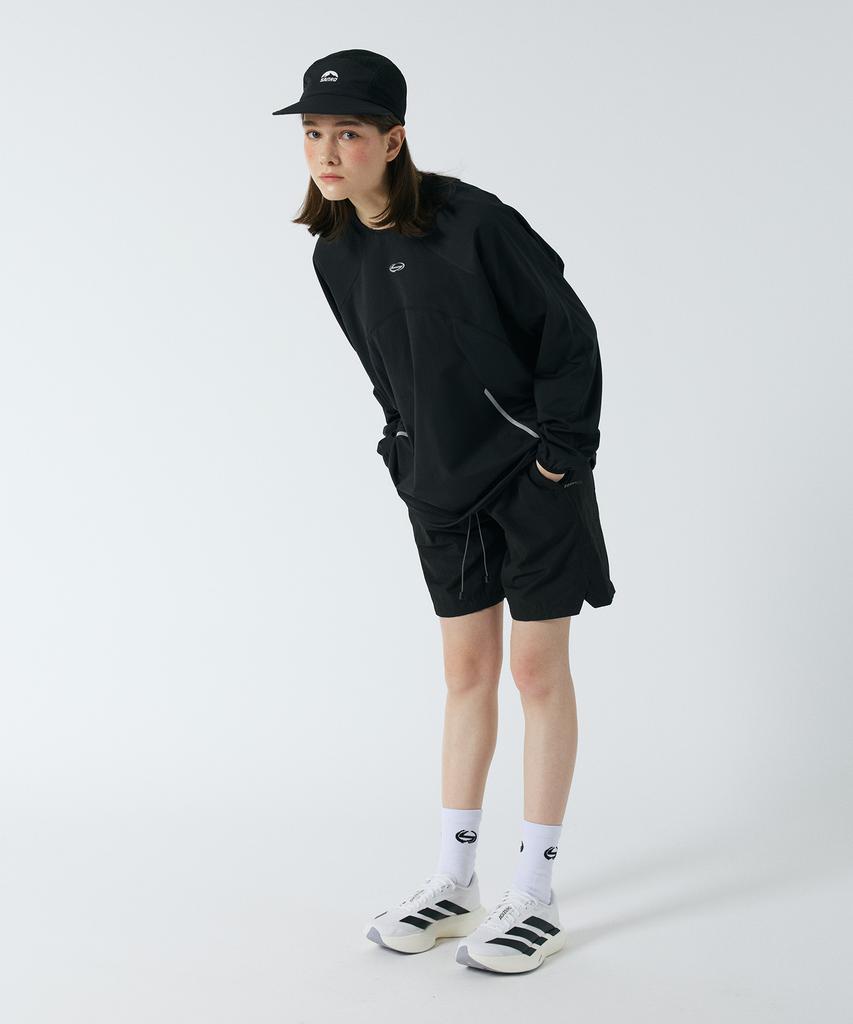 Sanlo [Unisex] Top Mesh Running Cap - Black