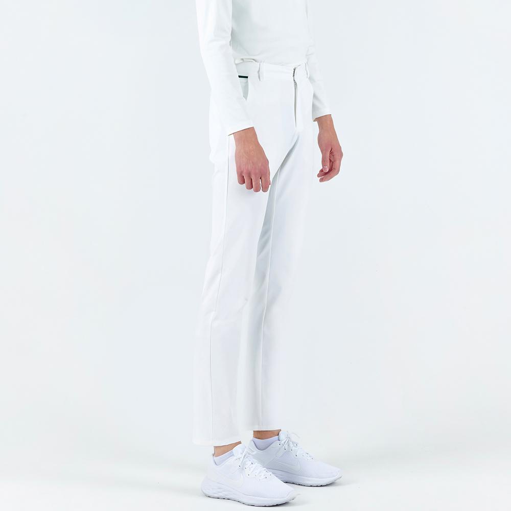 MEASPHERA Men Standard-Fit Essential Pants White