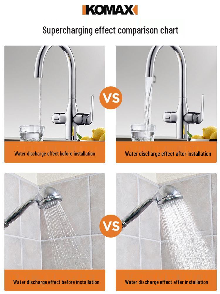 Automatische geräuschlose Druckerhöhungspumpe für Haushaltswasserhahn und Solarwarmwasserbereiter