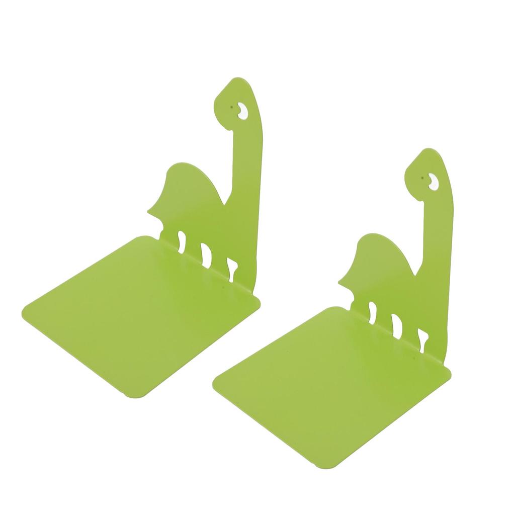 Metal Bookend Steel Cartoon Animal Shaped Non Slip Multifunctional Book End for DVD CD Cabinets Bookstores