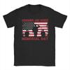 Casual Memorial Day Patriot Tshirts For Unisex Unisex Crew Neck Cotton T Shirts Forever Remember Short Sleeve Tees Graphic Tops