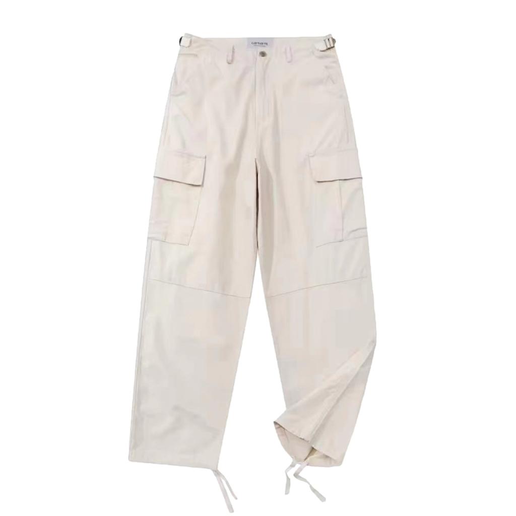 Men's And Women's Couple Loose Retro Straight Multi-Pocket Casual Trousers