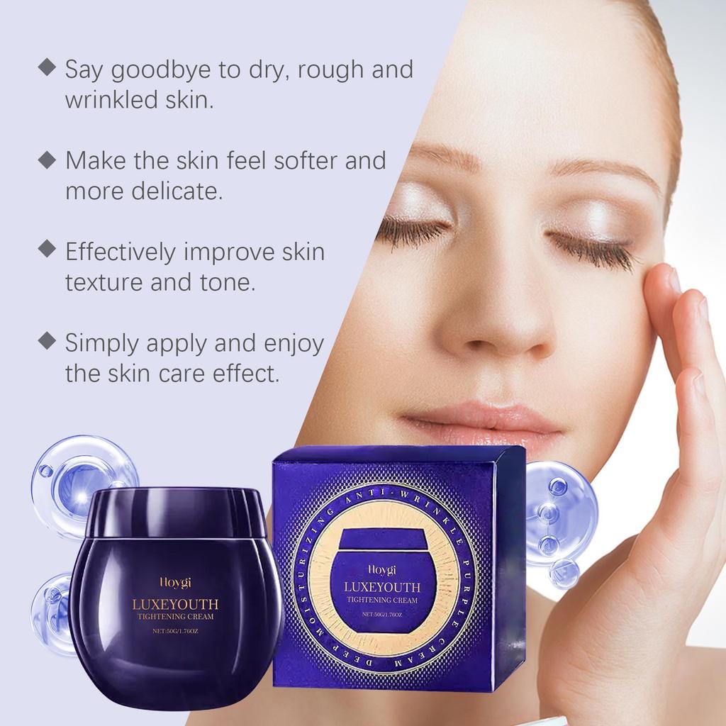 Anti-Aging Wrinkle Moisturizing Cream Daily Improvement Skin Elasticity Facial Hydration Nourishing Care Smooth Delicate Skin 1 Sold