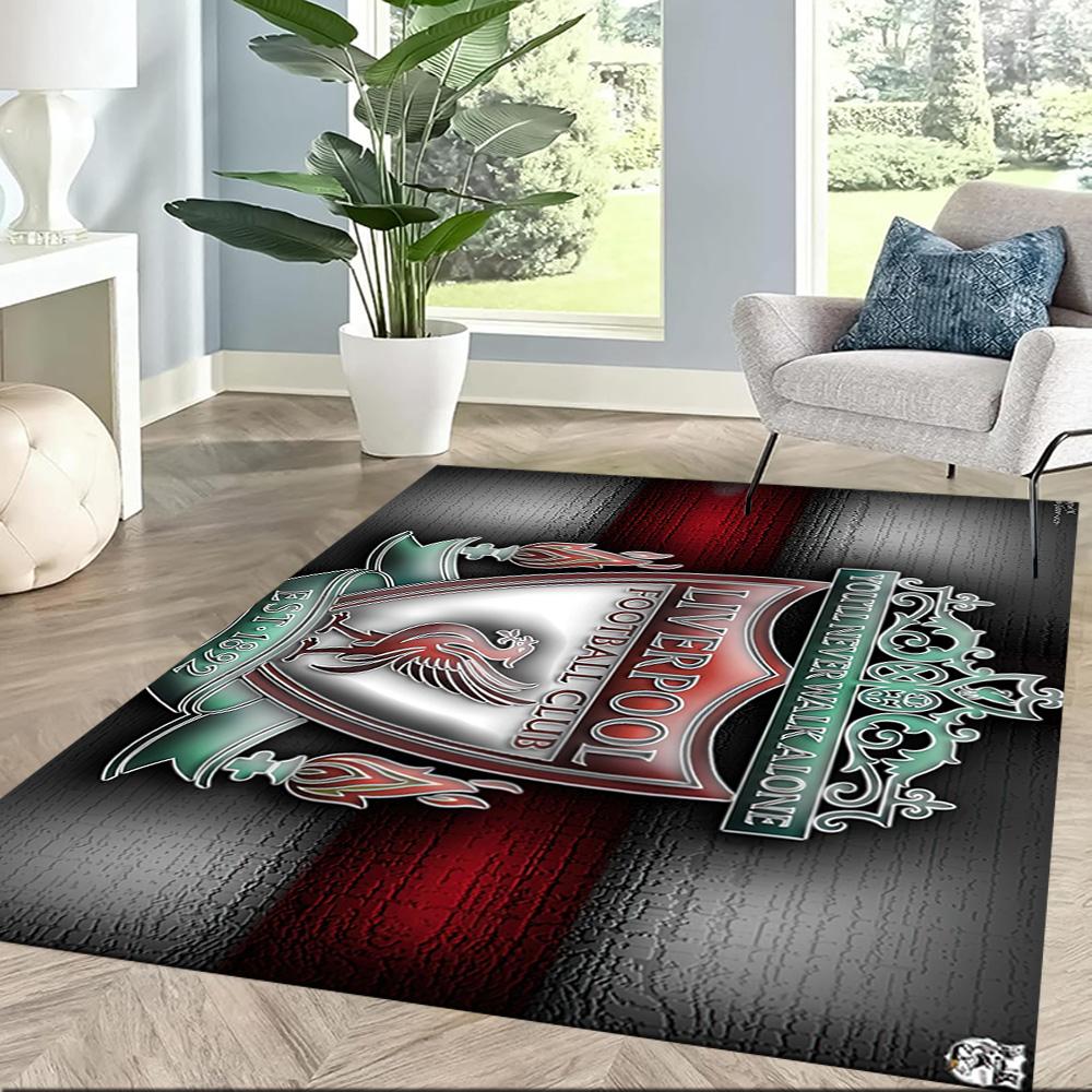 Liverpool Football Club Area Rug Design For Dormitory Study Room Decorate Room Game Room Antislip Carpet Decorate Offices Best For Christmas