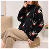 Pullover Pullover Lose Halb Stehkragen Weihnachten Pullover Frauen Casual Mode Vielseitige Langarm Pullover Pullover Weibliche