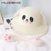 HUISHI Summer Hat For Baby Girl Straw Cute Cartoon Dance Airbag Ears Rabbit Hat For Kids Boy Girls Beach Panama Cap Foldable