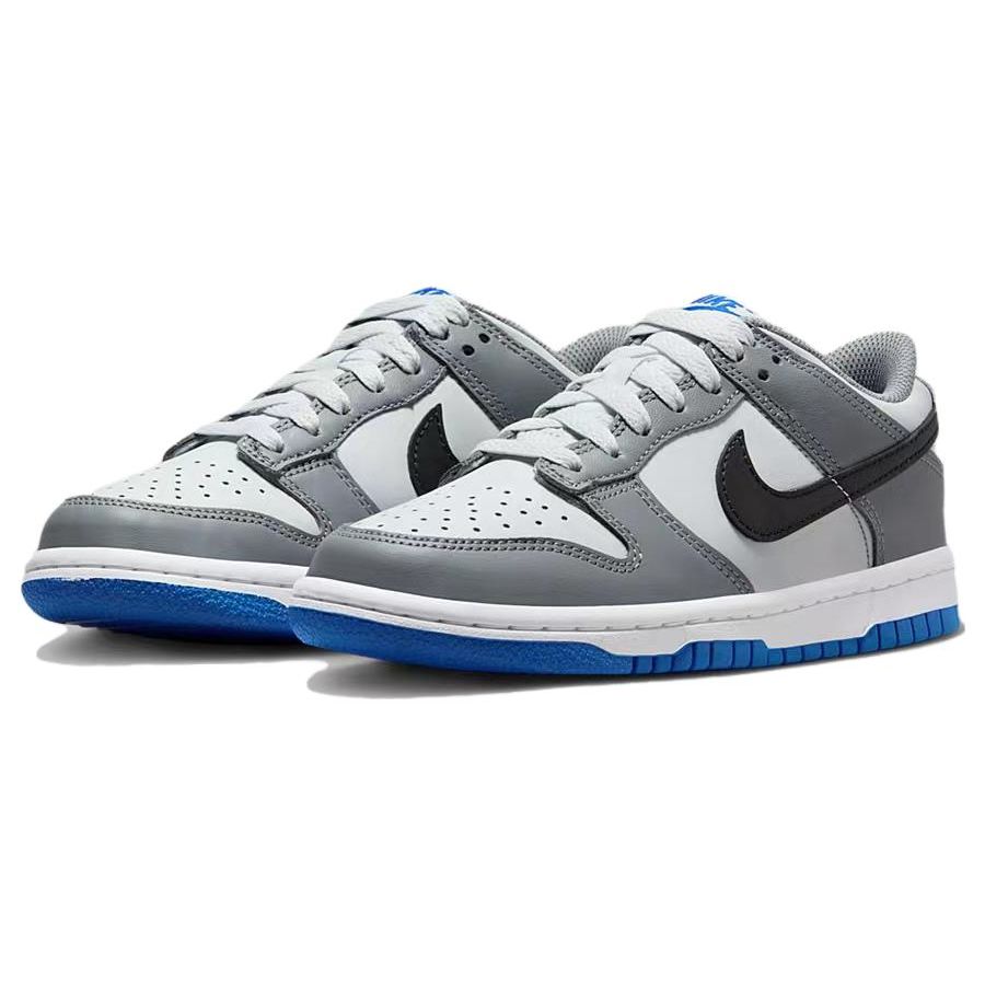 Nike Dunk Low GS Cool Grey Photo Blue Sneakers per bambini Nero Pure-Platinum Light-Photo-Blue FB9109-001