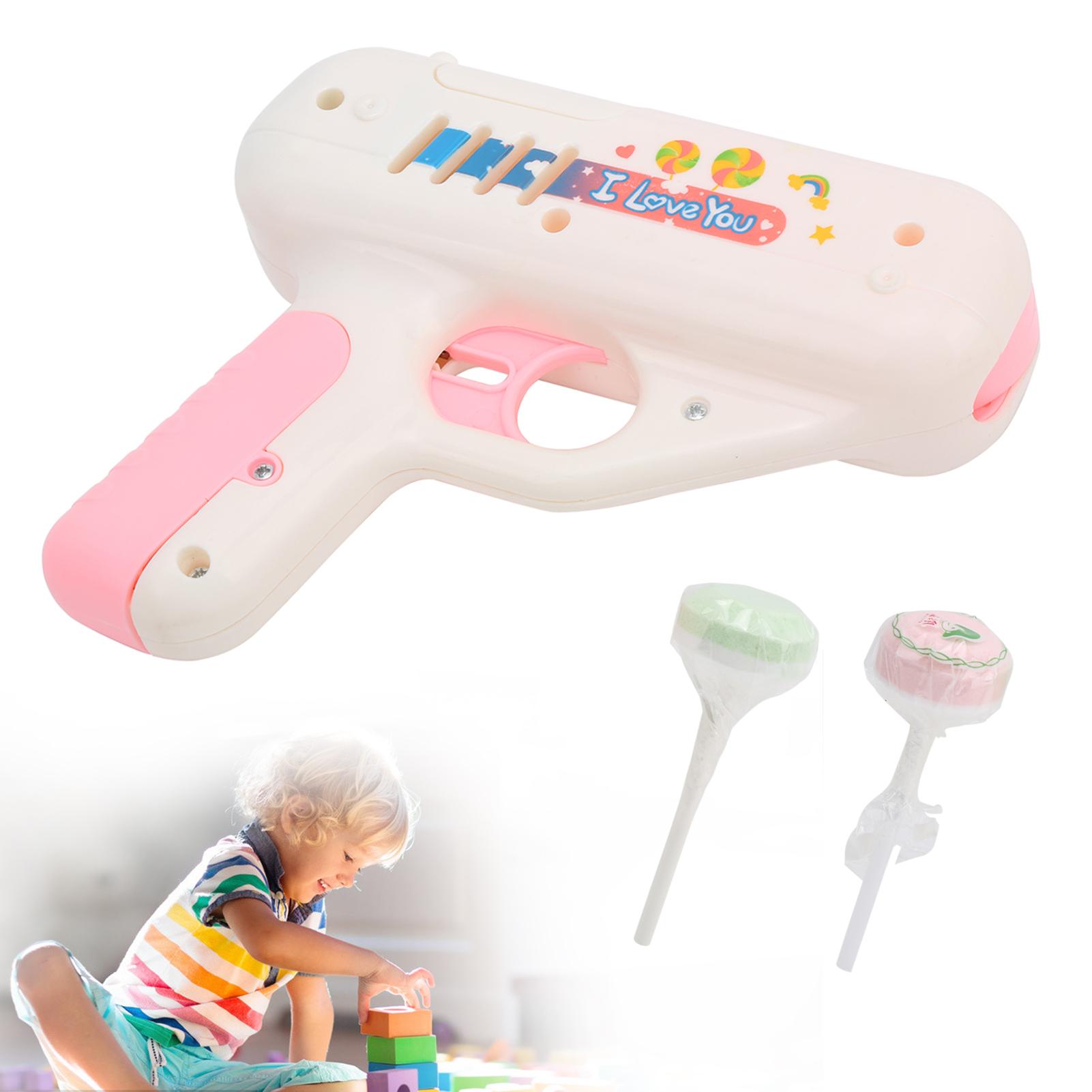 Sugar Launcher Toy Cute Children Girlfriend Electric Sweet Candies Sugar Launcher Toy with Light
