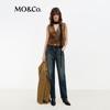 MO&Co. Women's Low-Waist Cropped Denim Jeans