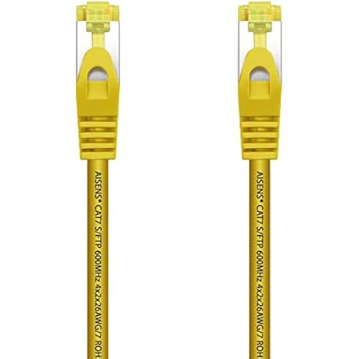 Câble réseau - AISENS - Cat.7 - 50cm - S/FTP - 10 Gbit/s