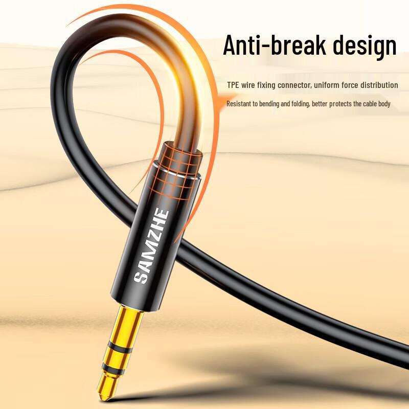 SAMZHE 3.5mm Male to Male AUX Audio Cable