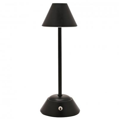 Hestia Matt Black USB LED Touch Table Lamp - Medium