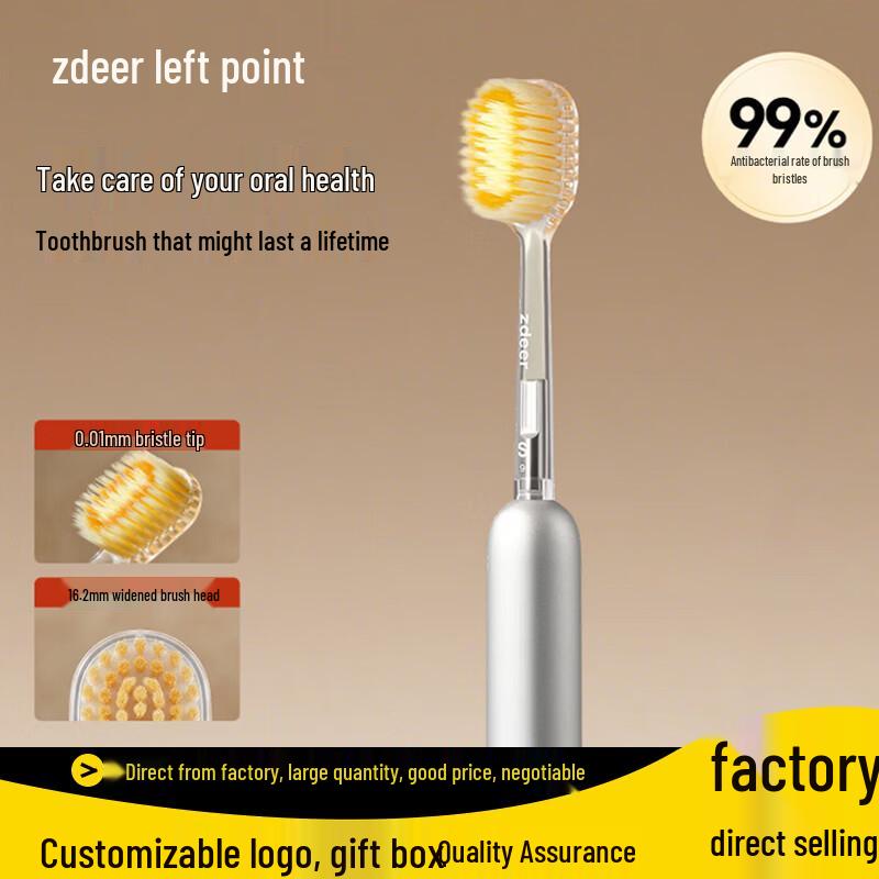 

Zodian Art Series Soft Bristle Manual Toothbrush CN plug (adapter included)