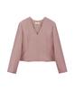 RENEJ Bobo Two-Way Tweed Top